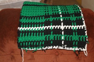 Folded in Half and Sewn Up Edges