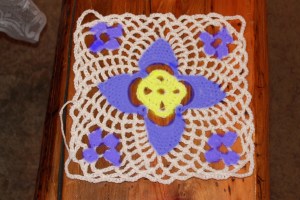 Kitchen Curtain Lace Yell Blu Blu