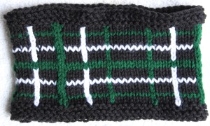 MacLean Tartan Cowl Knit 1