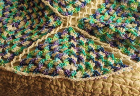 Yarn Clouds Half Square